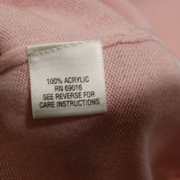 Studio Works Light Pink Turtle Neck Pullover Sweater Medium - Picture 10 of 11